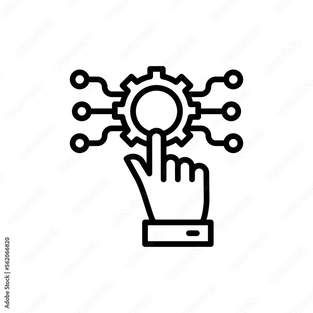 Naklejka premium Control icon in vector. Logotype
