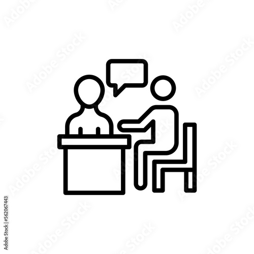 Consultancy icon in vector. Logotype