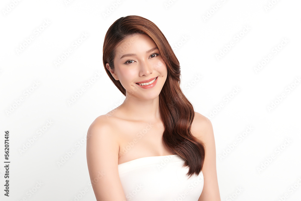 Beautiful young asian woman with clean fresh skin on white background, Face care, Facial treatment, Cosmetology, beauty and spa, Asian women portrait. Beautiful young asian woman with clean fresh skin on white background, Face care, Facial treatment, Cosmetology, beauty and spa, Asian women portrait.