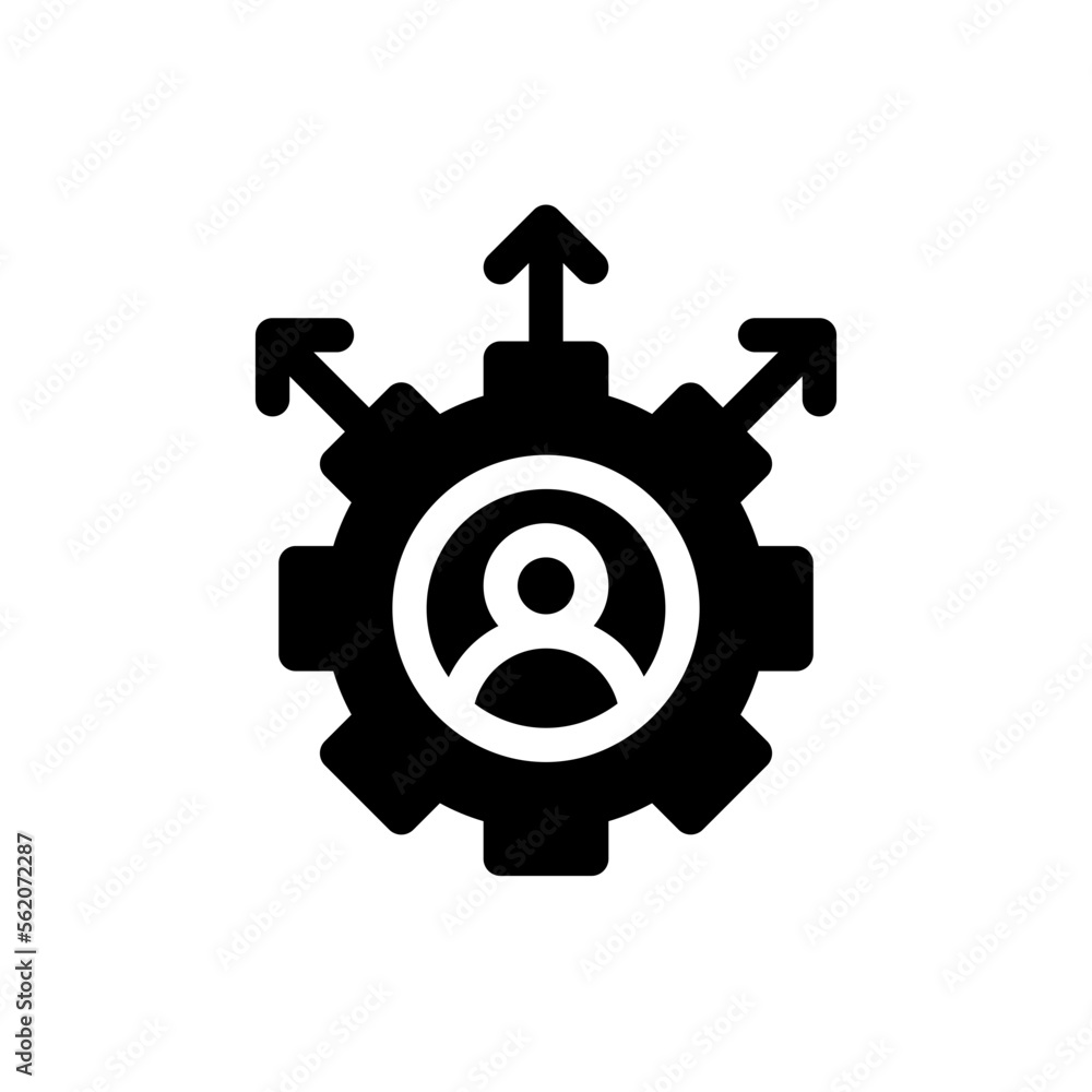Obraz premium customer support glyph icon