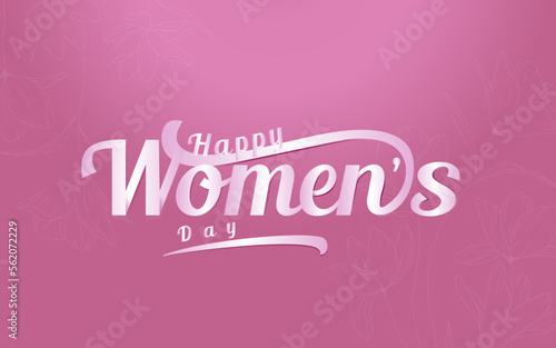 Women's day 8 march vector template