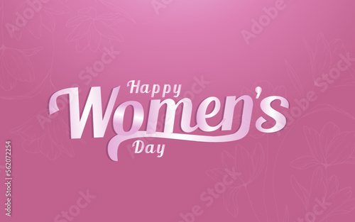 Women s day 8 march vector template