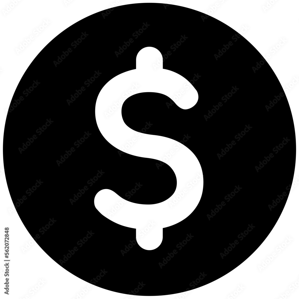 Símbolo de dólar. Moneda. Símbolo de dólar. Moneda.