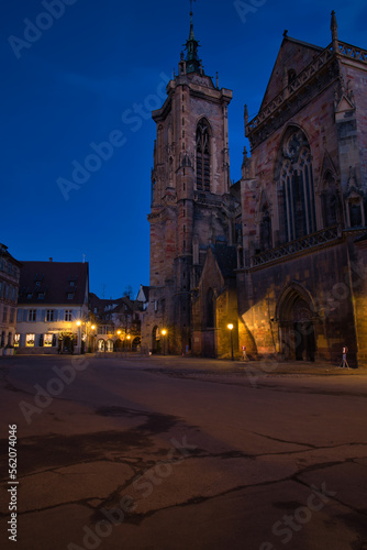 Saint Martin minster at night