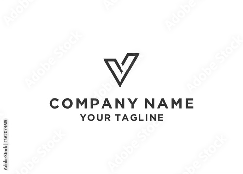 initial Letter V Logo Design Vector