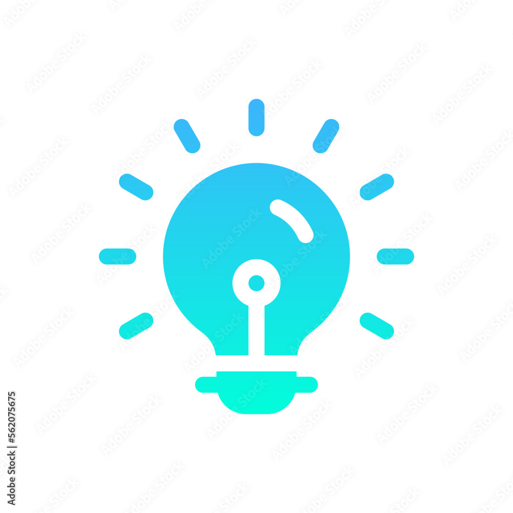 idea flat gradient icon idea flat gradient icon