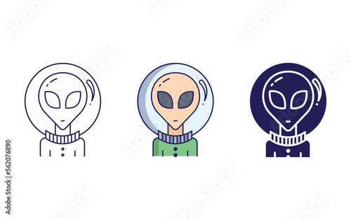 Alien, Extraterrestrial icon