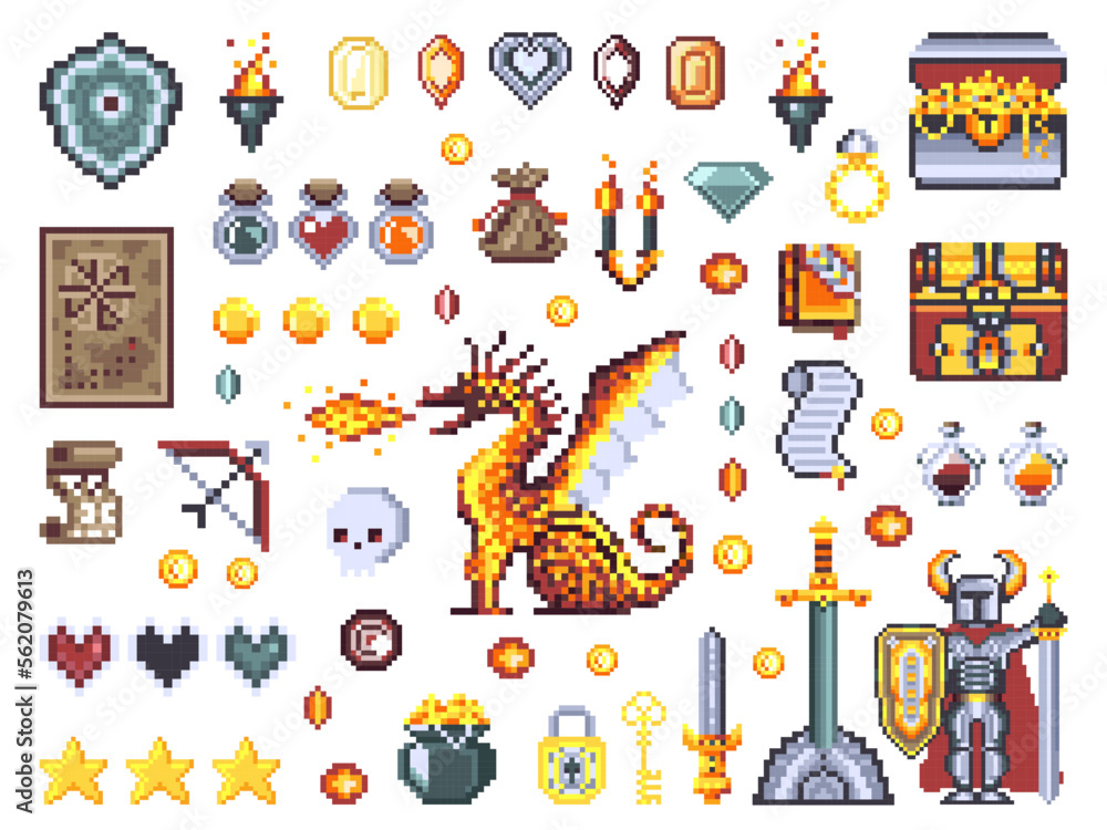 Pixel Art Fantasy RPG Adventure Game Assets Pixel Art Fantasy RPG Adventure Game Assets