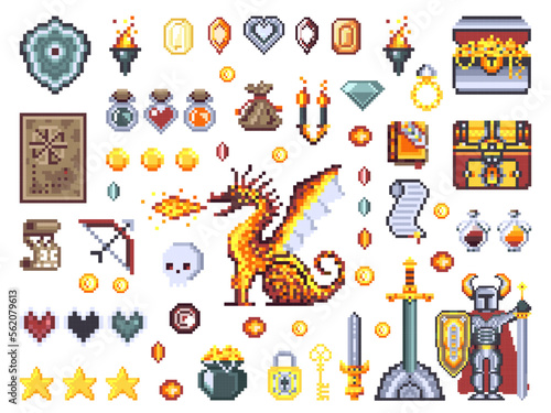 Pixel Art Fantasy RPG Adventure Game Assets