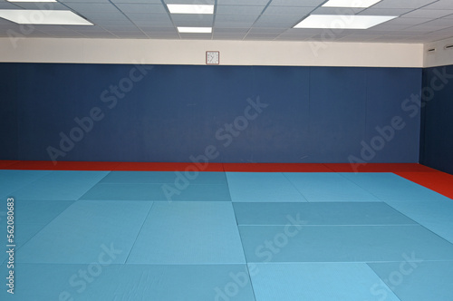 Judo and karate mat and martial arts close-up photo