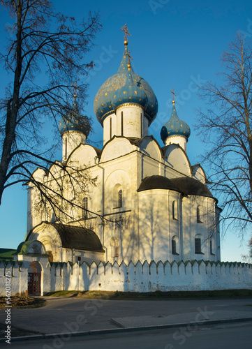 Cathedral of Nativity of Theotokos at Suzdal Kremlin. Vladimir oblast. Russia