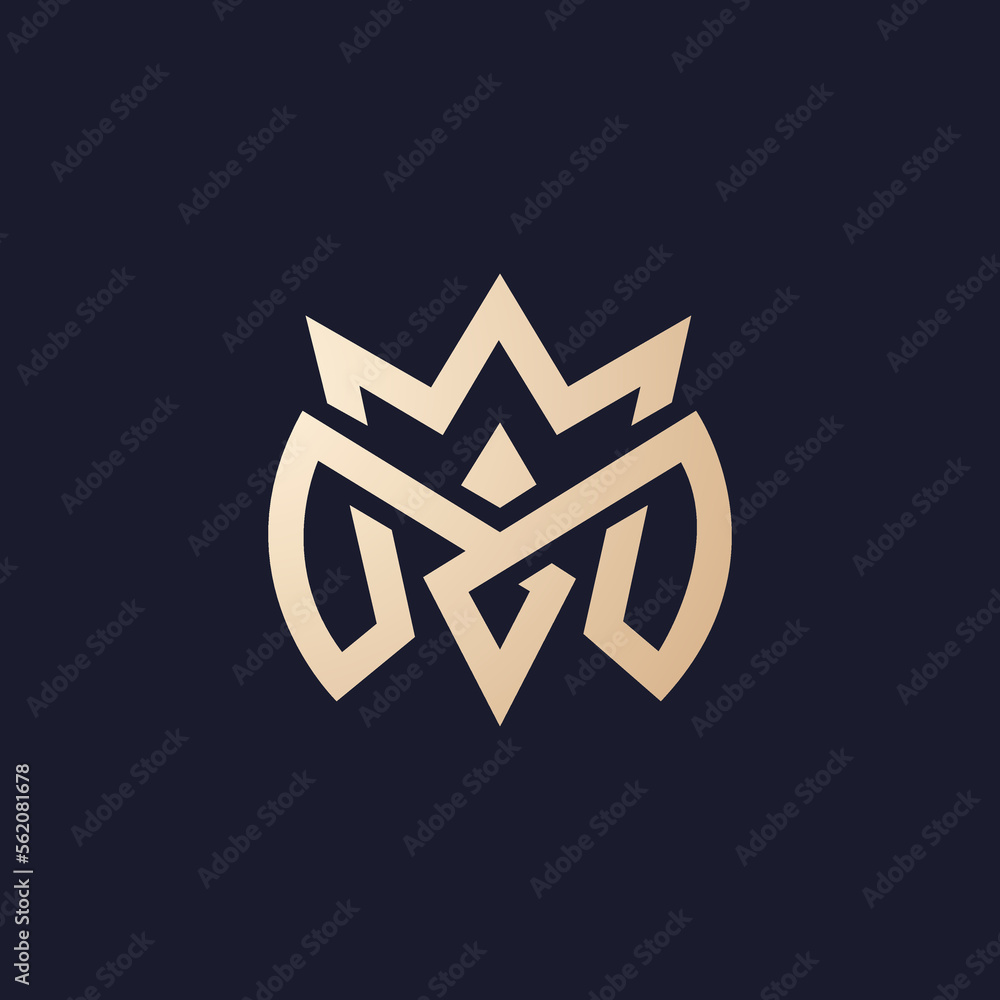 Letter M Crown Logo Design, brand identity logos vector, modern logo ...