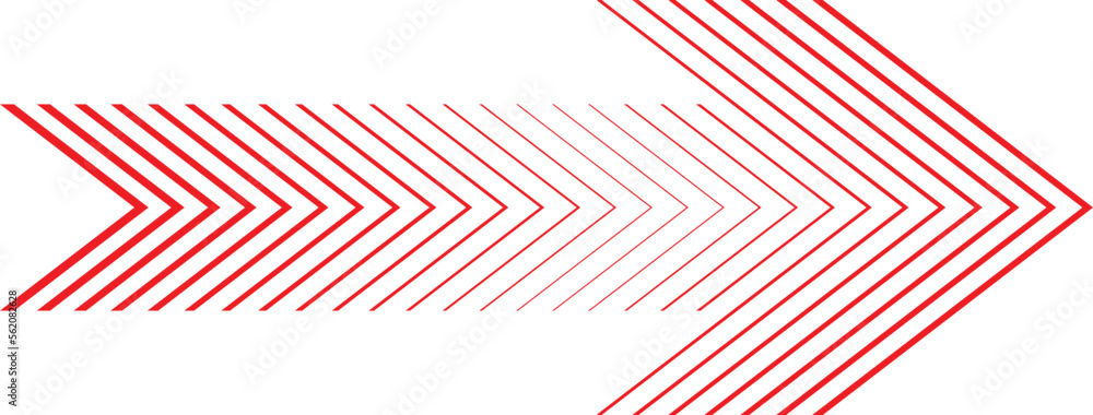 Fototapeta premium sideways. dotted sign. Arrow element for your design.Striped direction. vector illustration 