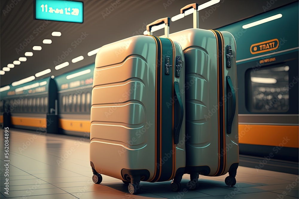 Digital illustration about suitcase. Digital illustration about suitcase.