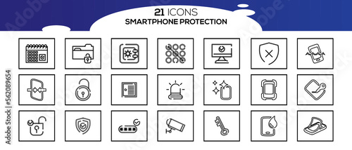 SMART PHONE ICON SET DESIGN