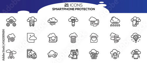 SMART PHONE ICON SET DESIGN