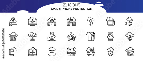 SMART PHONE ICON SET DESIGN