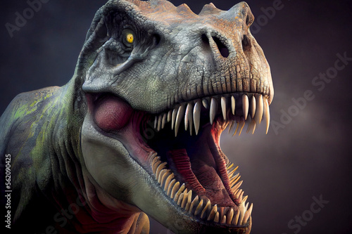 Tyrannosaurus Rex dinosaur  ai illustration