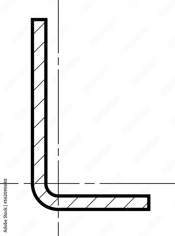 Steel rolled product, metal corner, iron profile. Metal, aluminum