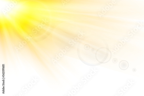 Vector transparent sunlight special lens flare light effect.