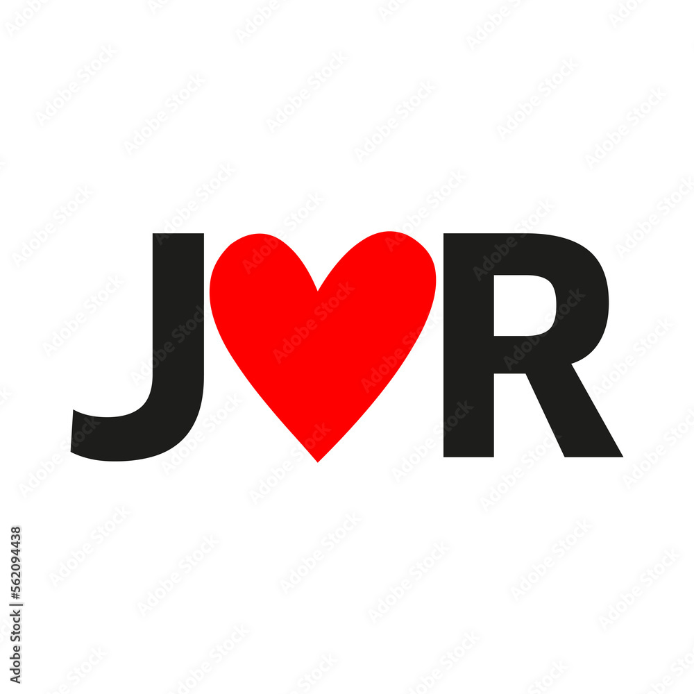 Best couple name J love R on Transparent Background Best couple name J love R on Transparent Background