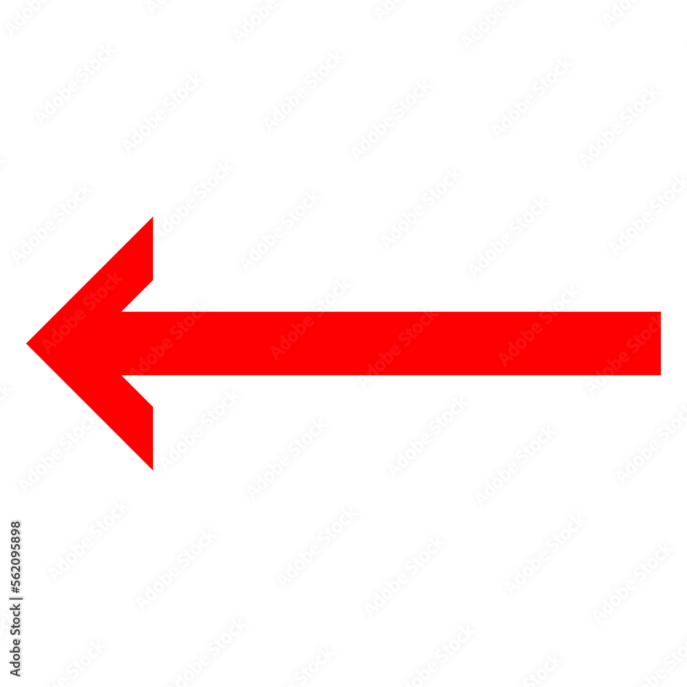Directional Arrow Symbol on Transparent Background Directional Arrow Symbol on Transparent Background