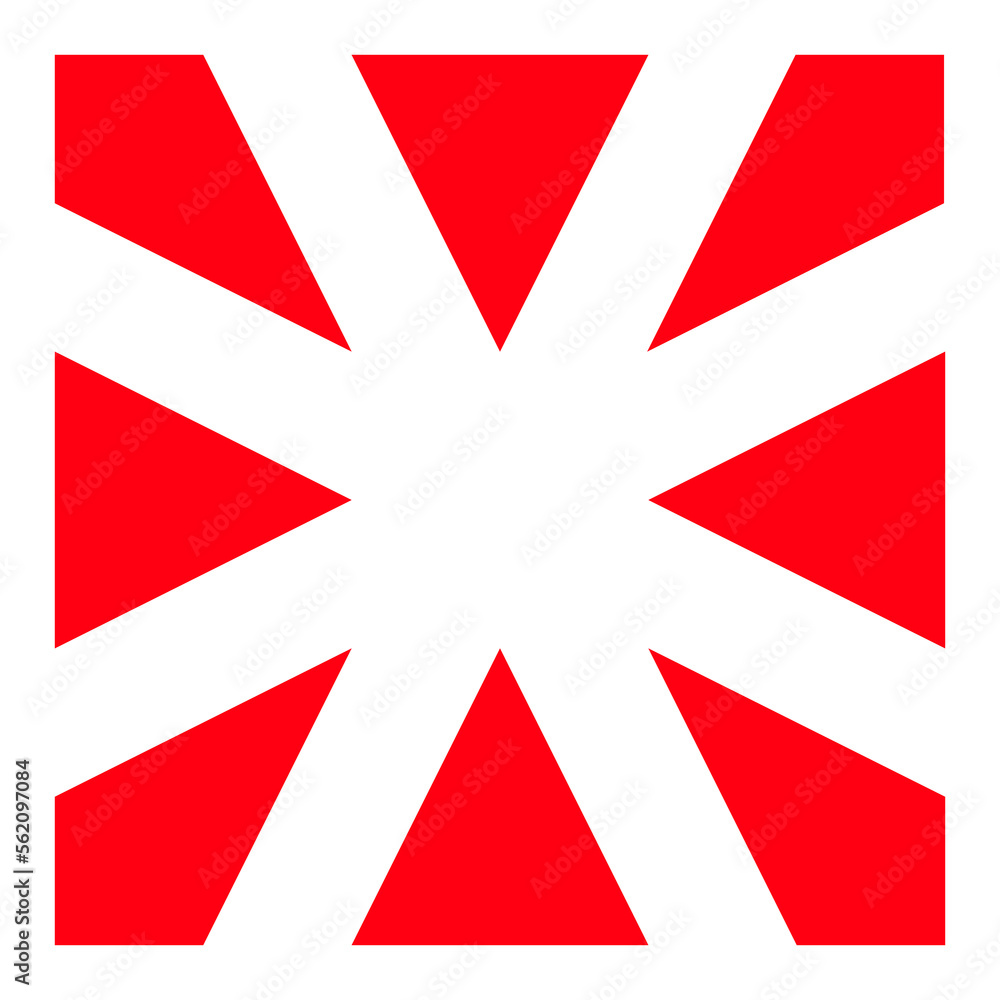 Obraz premium Abstract geometric element shape on Transparent Background