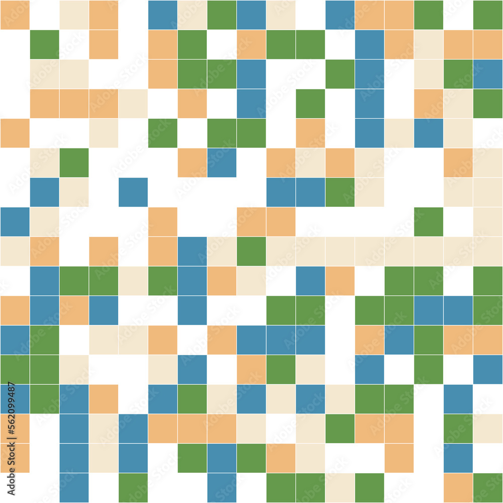 pattern with squares Square random illustration checkerboard