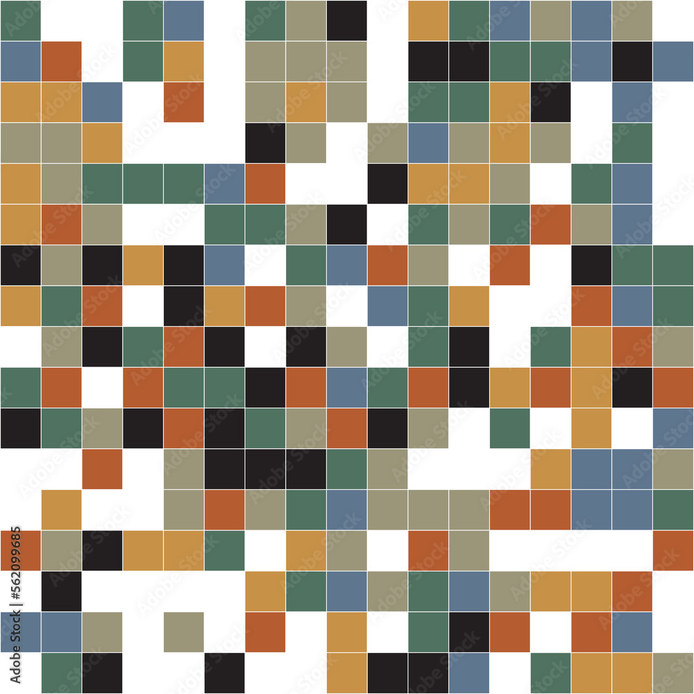 Square random illustration checkerboard Square random illustration checkerboard