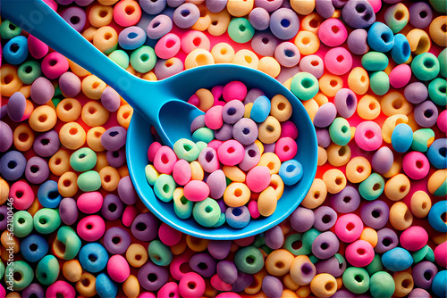 Colorful background with mu...