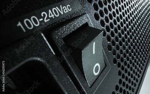 Fotografija Computer Power Supply Unit Close Up