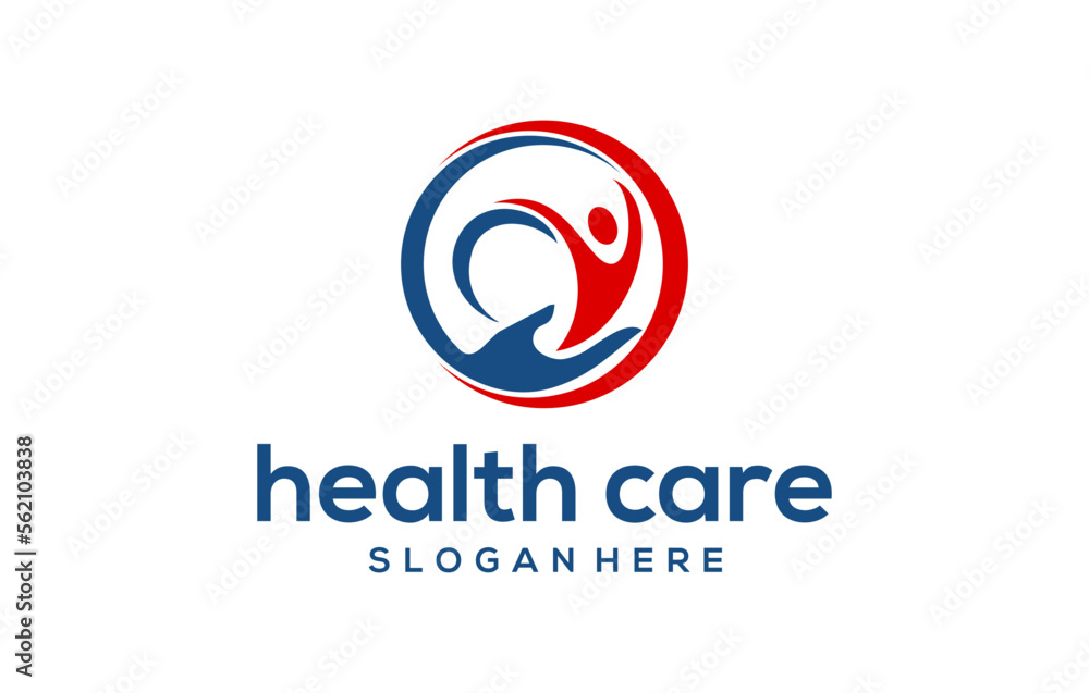 health care modern minimalist logo design