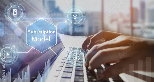 Εκτύπωση καμβά Subscription business model concepts