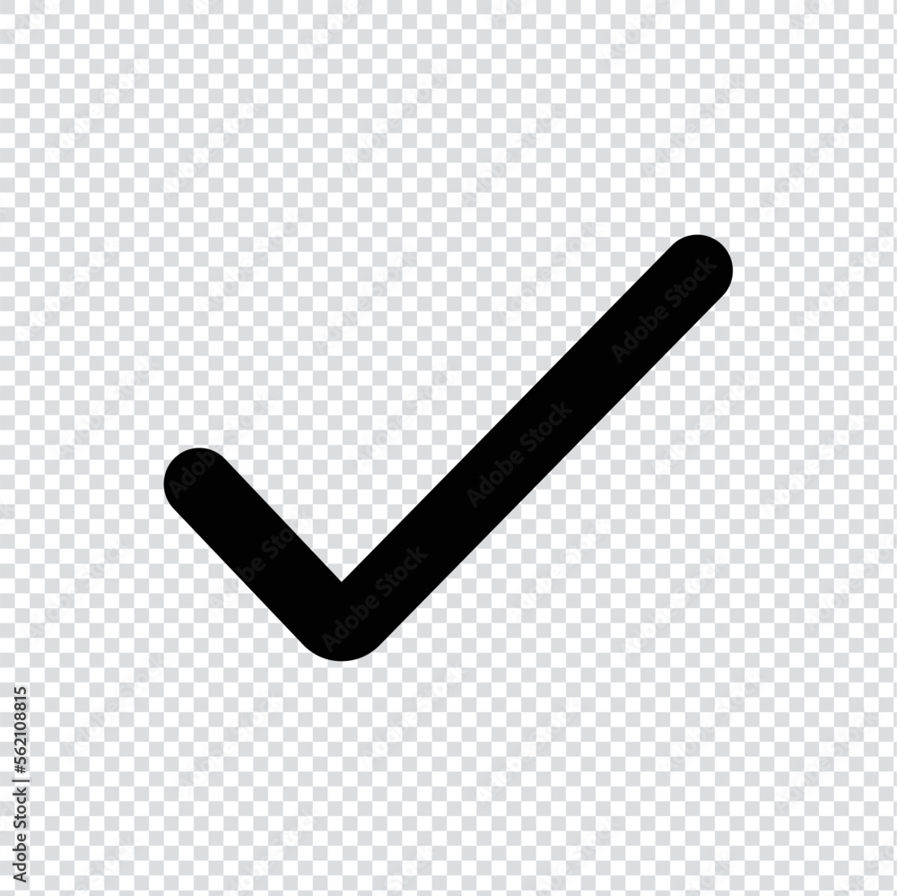 Checkmark, right, tick filled icon in transparent background, basic app and web UI bold line icon, EPS10 Checkmark, right, tick filled icon in transparent background, basic app and web UI bold line icon, EPS10