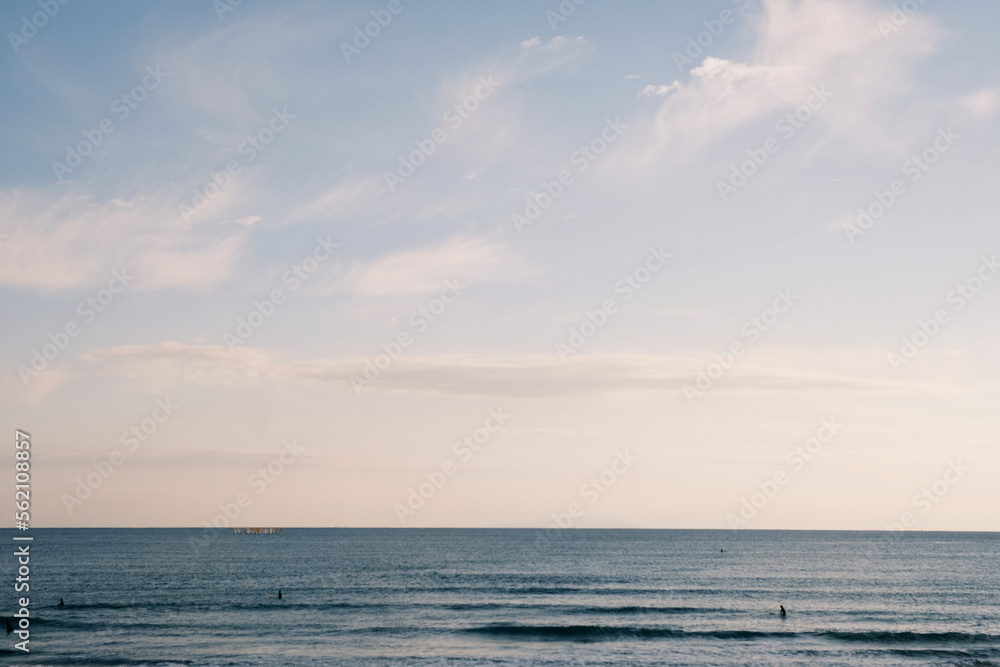 Fototapeta premium 日本風景夕焼け