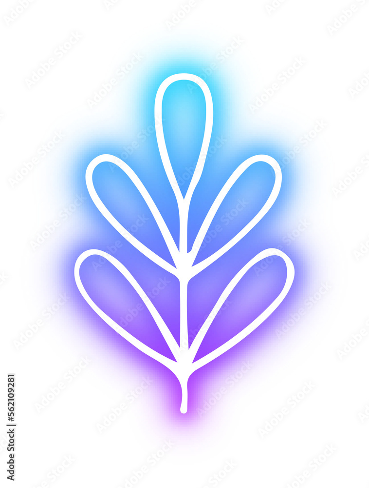 Collection of Leaf neon Collection of Leaf neon