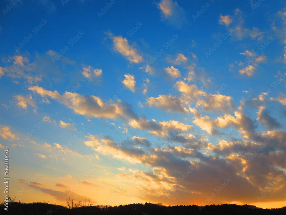 Obraz premium 夕暮れの空