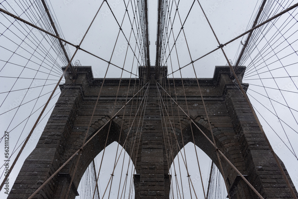 Fototapeta premium Landscape, City, New York, Water, Buildings, Architecture, Bridge, skyline, river, downtown, urban, building, reflection, landscape, nyc, travel, park
