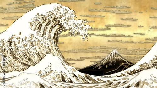 神奈川沖浪裏＆山下白雨