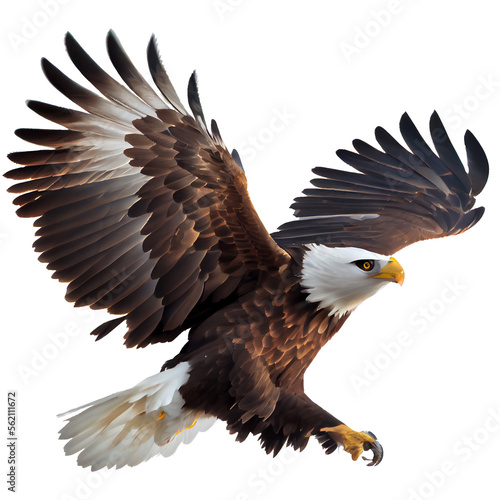 american bald eagle AI generative