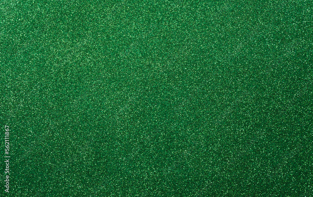 Happy St Patrick's Day decoration background concept made from green glitter paper. - obrazy, fototapety, plakaty 