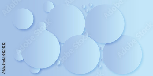 Blue easter egg with bubbles . Circle design round 3d web shape business, banner , template .