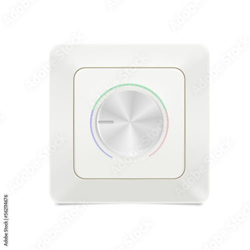 Vector realistic analog controller for floor heating, lighting, power.
