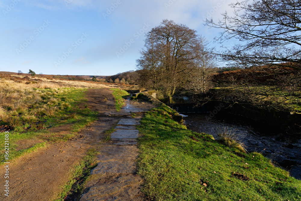 Muddy footpath beside Burbage Brook Muddy footpath beside Burbage Brook