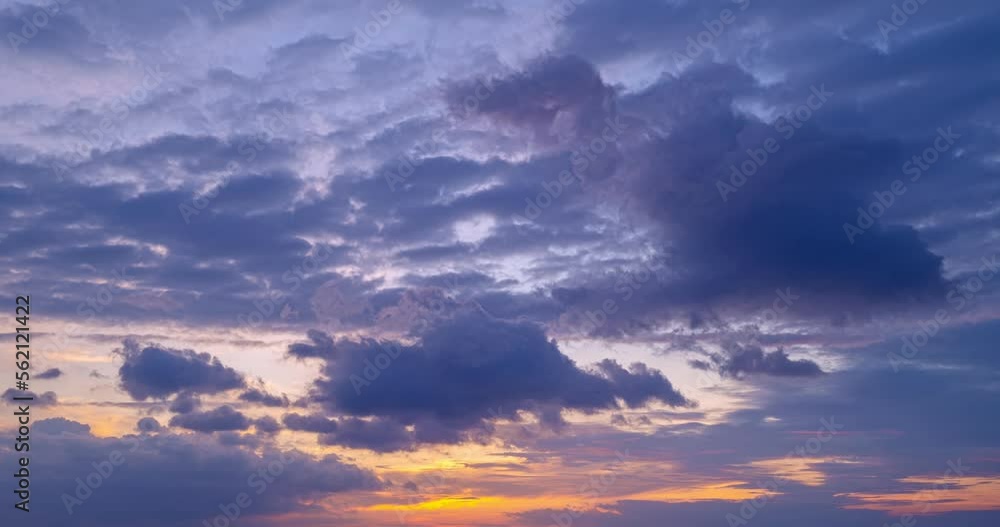 Time lapse of Majestic sunset light over sea landscape,Amazing light of nature cloudscape sky and Clouds moving away rolling, Colorful sunset or sunrise light dramatic clouds in golden hour Footage Time lapse of Majestic sunset light over sea landscape,Amazing light of nature cloudscape sky and Clouds moving away rolling, Colorful sunset or sunrise light dramatic clouds in golden hour Footage