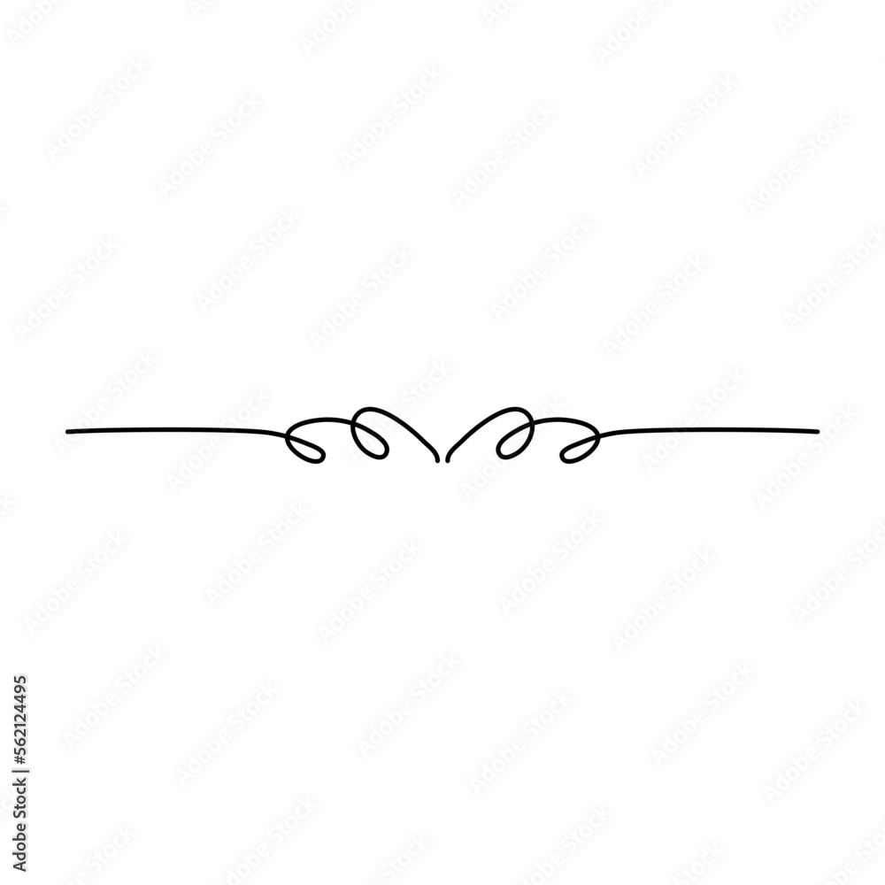 Flourish Line text divider Flourish Line text divider