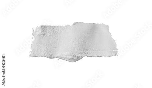 brush stroke isolated on white background