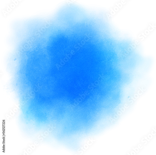 Fototapeta Naklejka Na Ścianę i Meble -  Watercolor paint brush blue