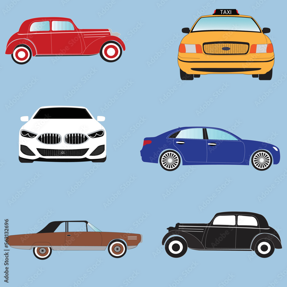 Vecteur Stock Car vector template on white background. Business sedan ...