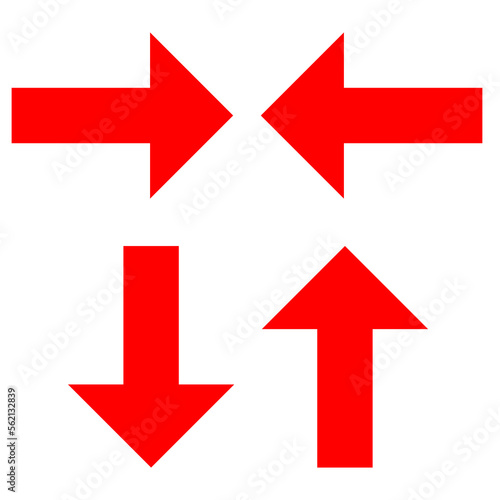 Directional Arrow Pack on Transparent Background